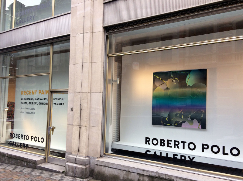 Bernard Gilbert - Group-Show - 2016 - Recent Paintings, Roberto Polo Gallery, Brussels, Belgium
